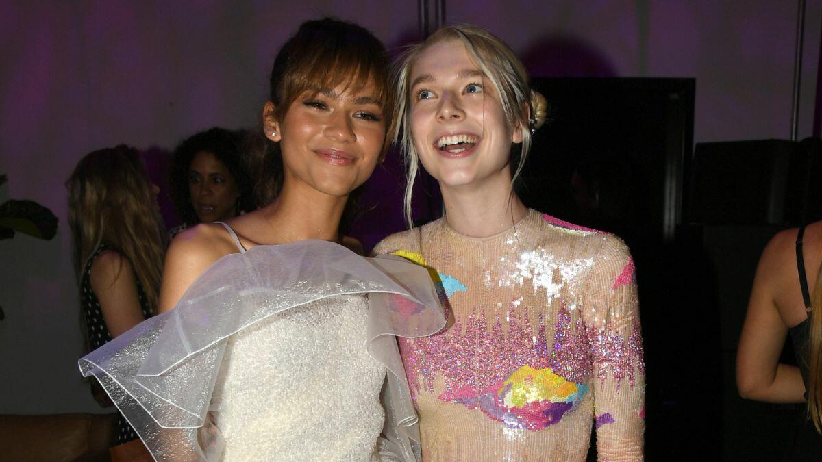 'Euphoria' Stars Zendaya & Hunter Schafer Reunite At Paris Fashion Show ...