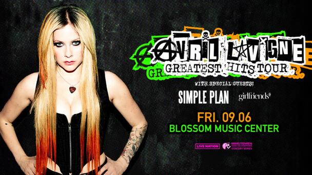 Win PIT TICKETS to see Avril Lavigne in concert with Simple Plan at Blossom Music Center on Friday, September 6th!
