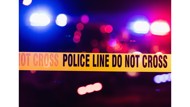 Accident or crime scene cordon tape
