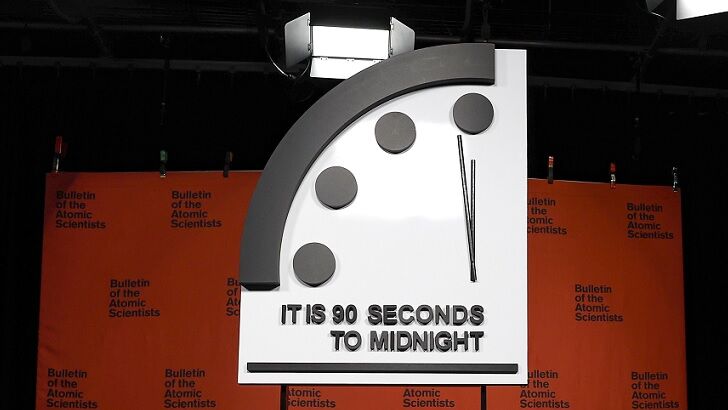 Doomsday Clock Goes Unchanged for 2024