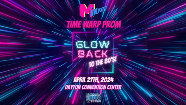 TIME WARP PROM: Glow Back To The 80s - tickets on sale Tuesday 1/30