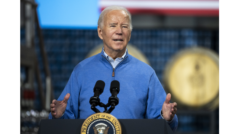 President Biden Speaks On His Bidenomics Economic Plan In Superior, Wisconsin