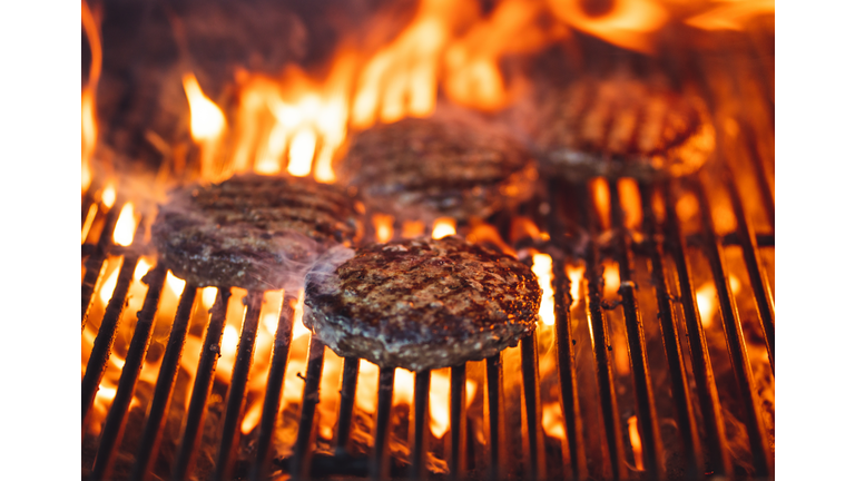 Close-up of meat on barbecue grill,Indonesia