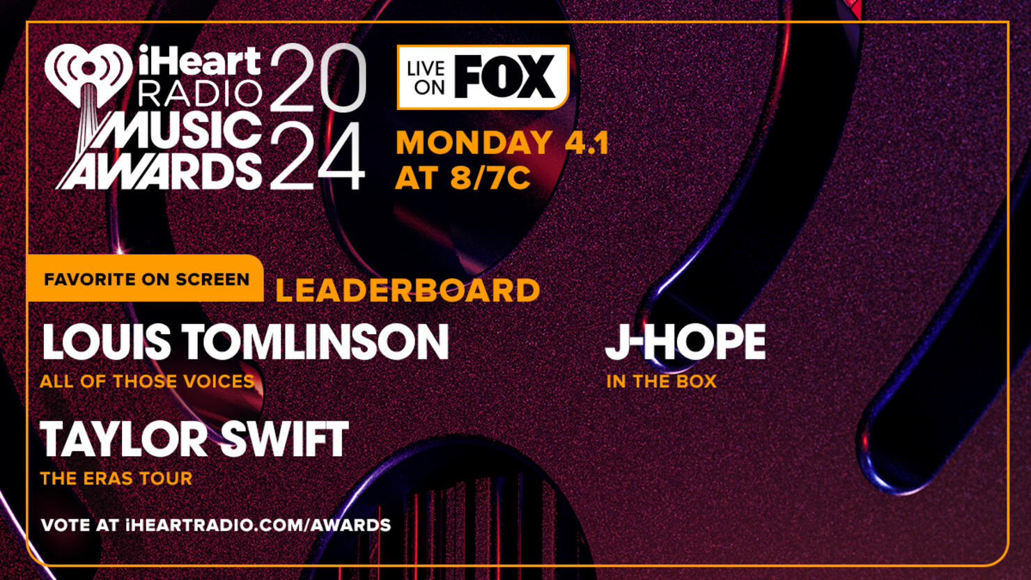 2024 iHeartRadio Music Awards FanVoted Week One Leaderboards iHeart