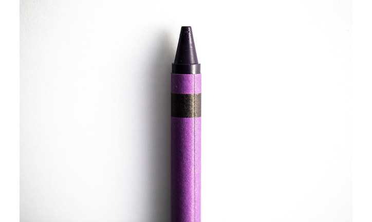 Purple or Violet Crayon