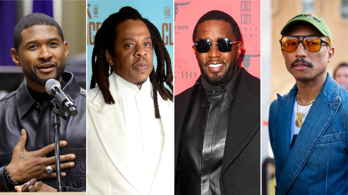 Usher, JAY-Z, Diddy & Pharrell Williams