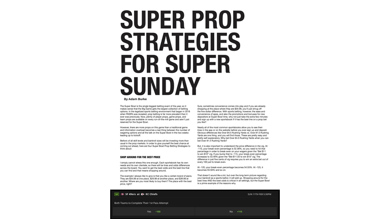 WBZT-AM Big Game Betting Primer - Page 6