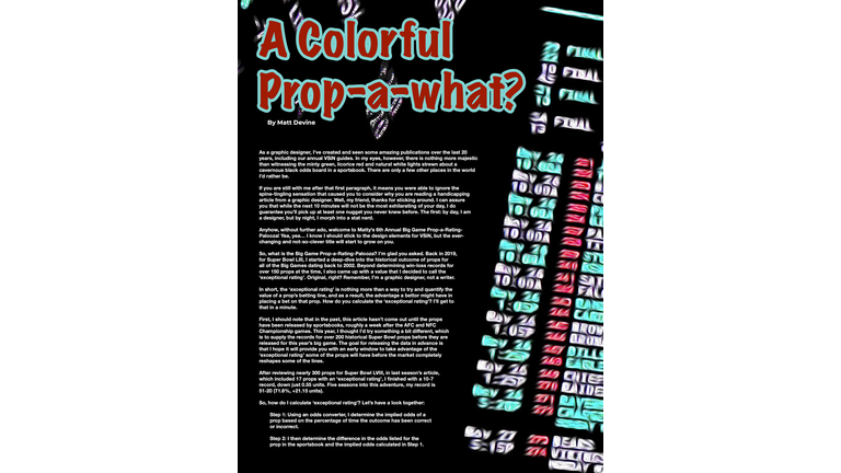 WBZT-AM Big Game Betting Primer - Page 9
