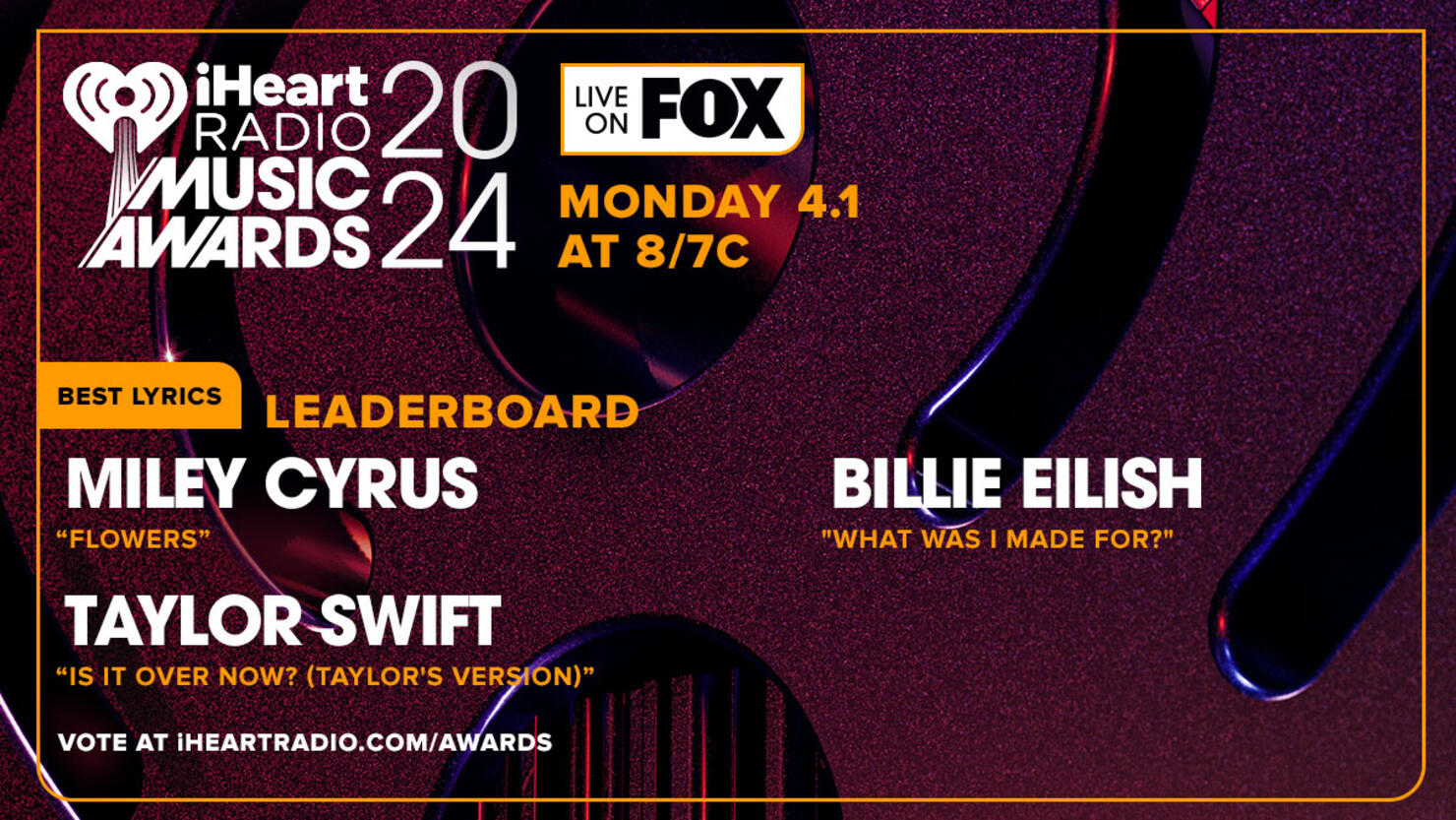 2024 iHeartRadio Music Awards FanVoted Week Two Leaderboards iHeart