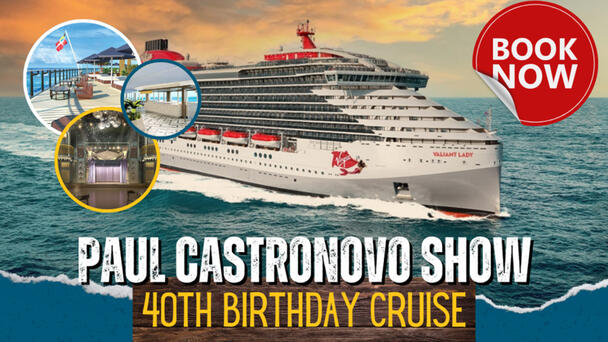 Sail to the Bahamas with the Paul Castronovo Morning Show with Heather and Mike on Virgin Voyages!