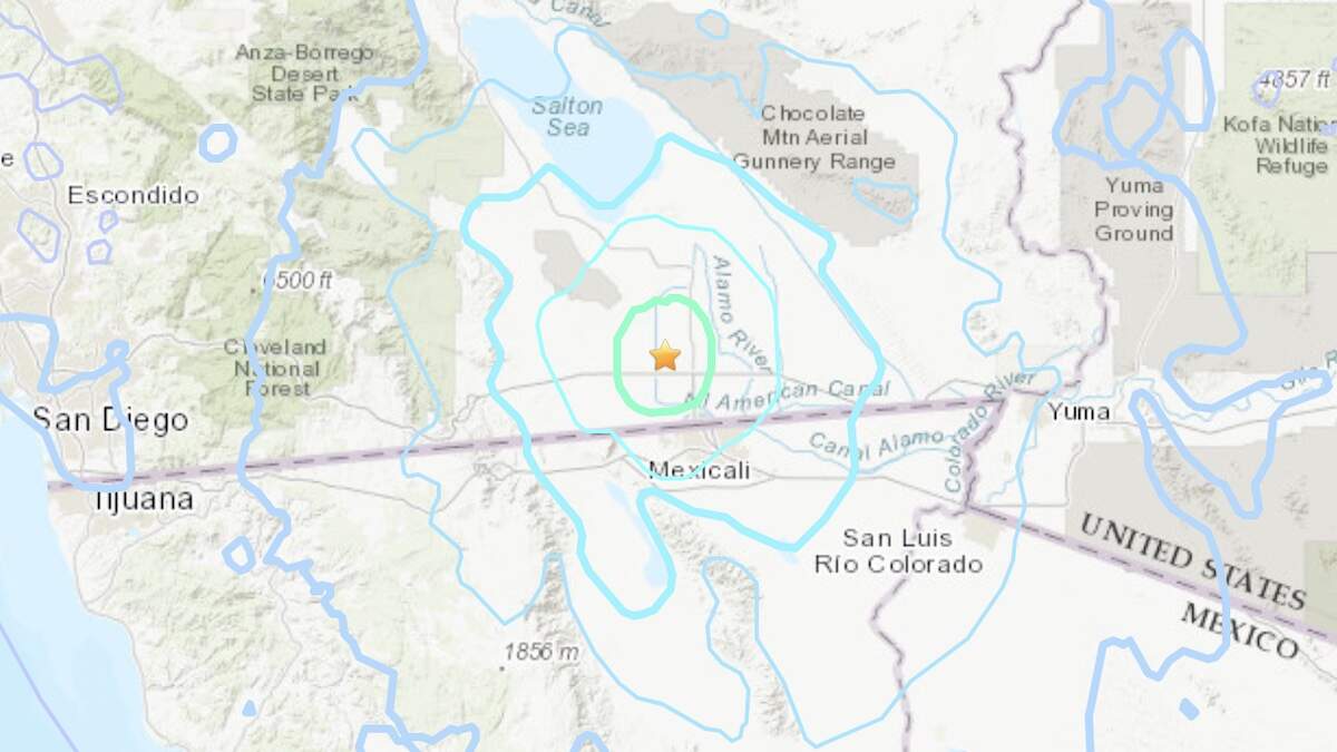 A 4.8 magnitude earthquake was reported in the United States