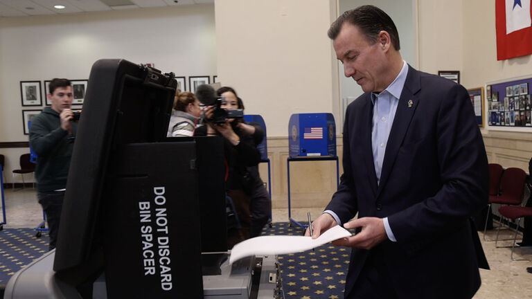 Tom Suozzi Early Voting in the Special Election for New York's 3rd Congressional District