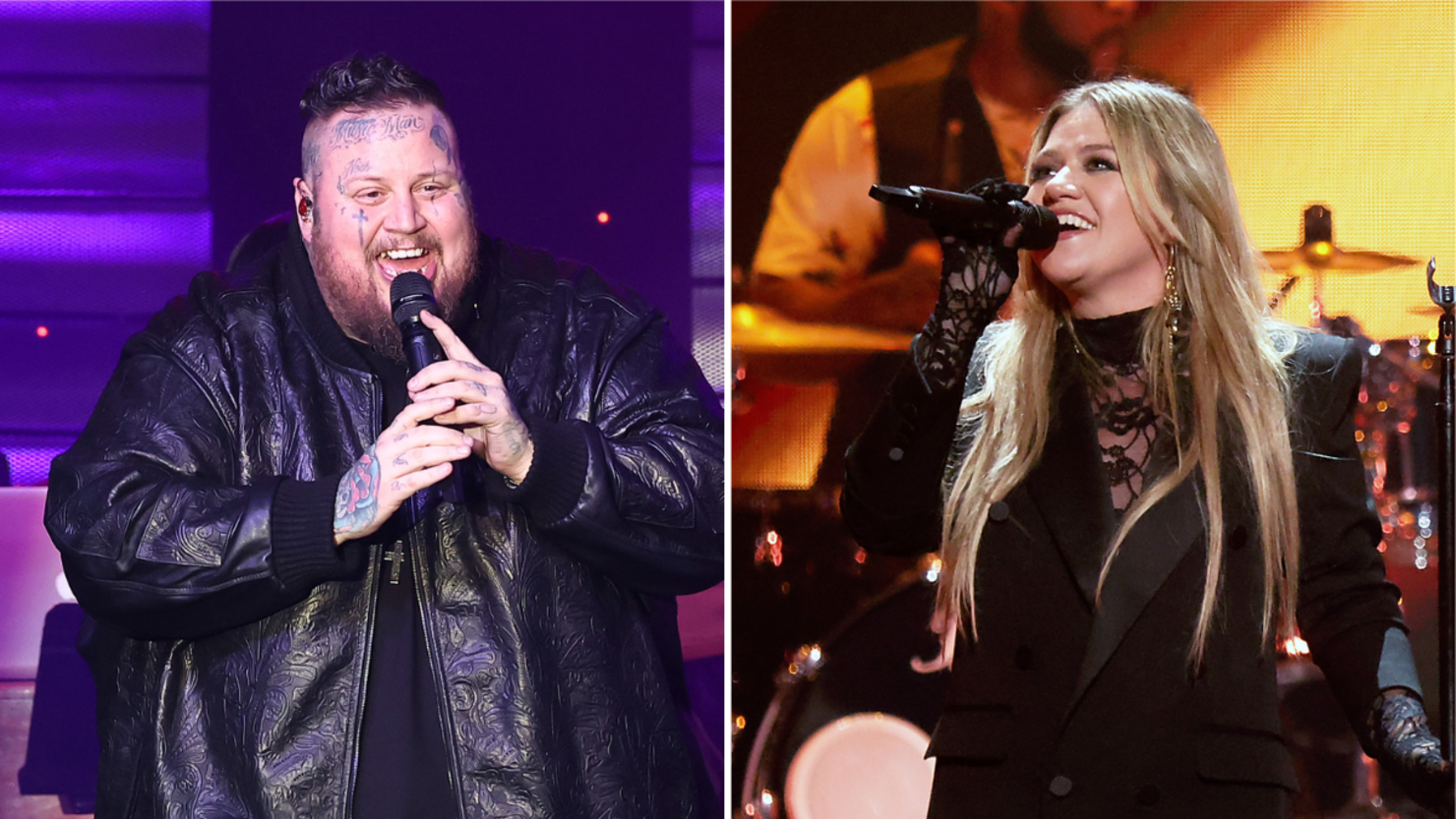 Jelly Roll Reacts To Kelly Clarkson's Powerful Cover: 'I Cried Watching It' | iHeart