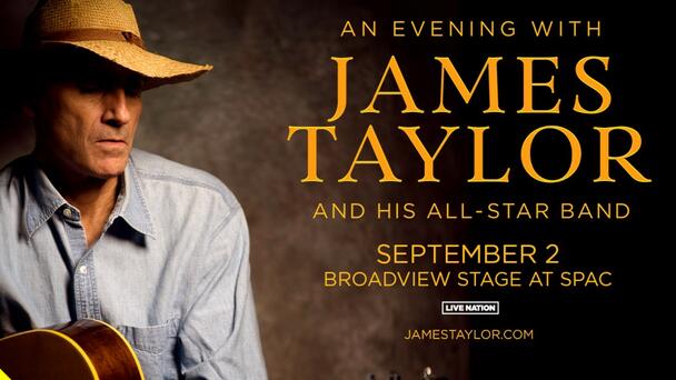 Monday's Insanely Easy Trivia for Tix to James Taylor & All Star Band