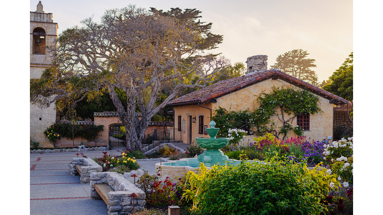 Carmel Mission Courtyard