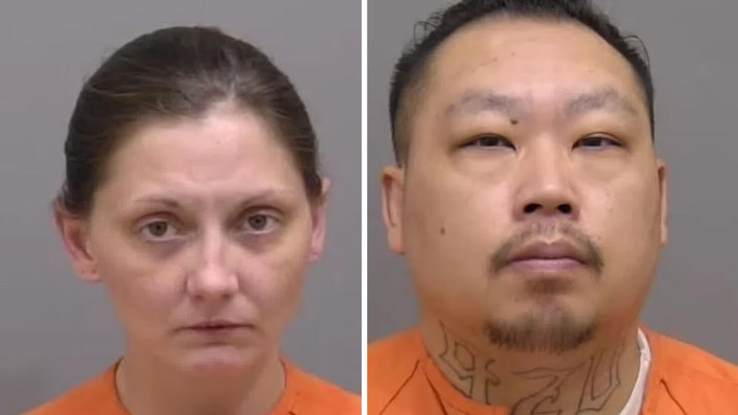 Katrina Baur, 31, (R) Jesse Vang, 39,