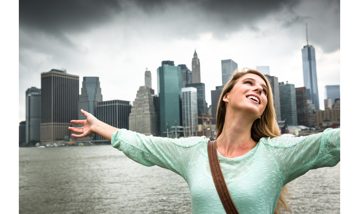 Freedom woman on NYC