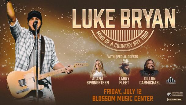 Win PIT Tickets to See Luke Bryan in Concert at Blossom!