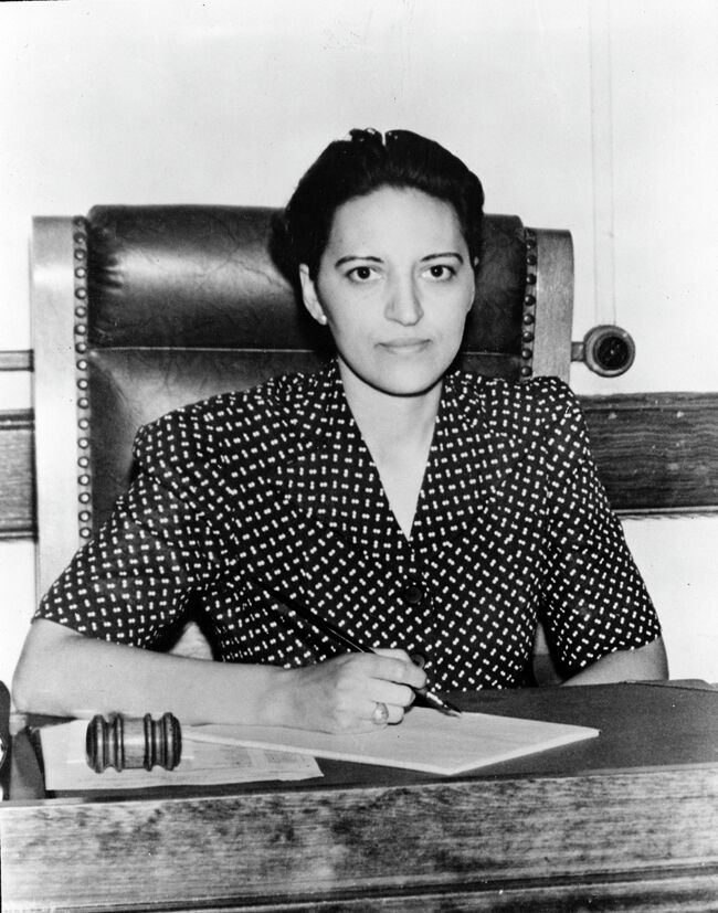 Portrait Of Judge Jane Bolin