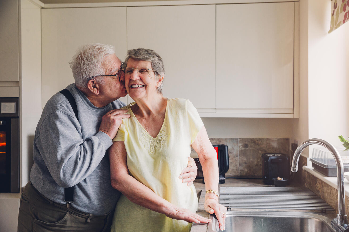 Never too old for a cheeky kiss!