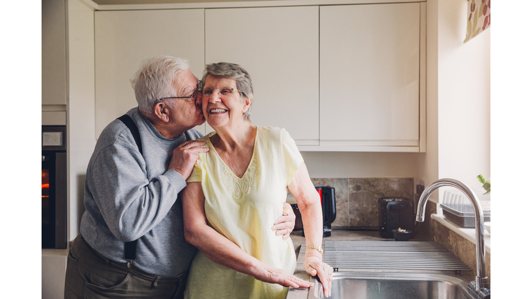 Never too old for a cheeky kiss!