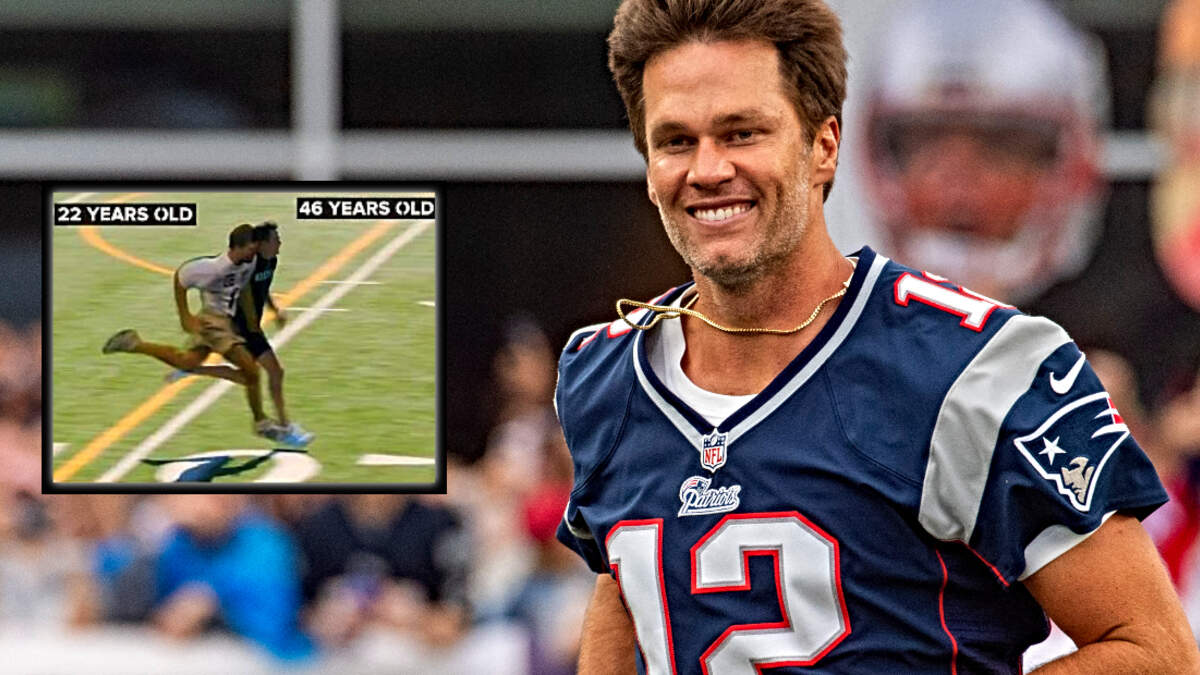 WATCH Tom Brady Outruns His 22YearOld Self in New 40Yard Dash Video