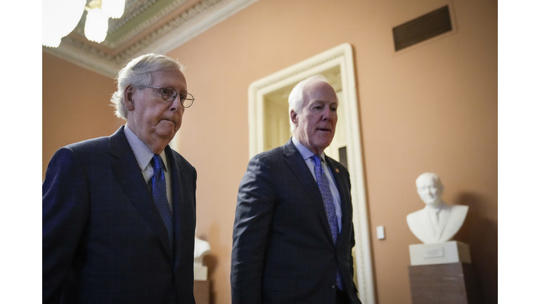 Congressional Leadership Arrives On Capitol Hill After Break