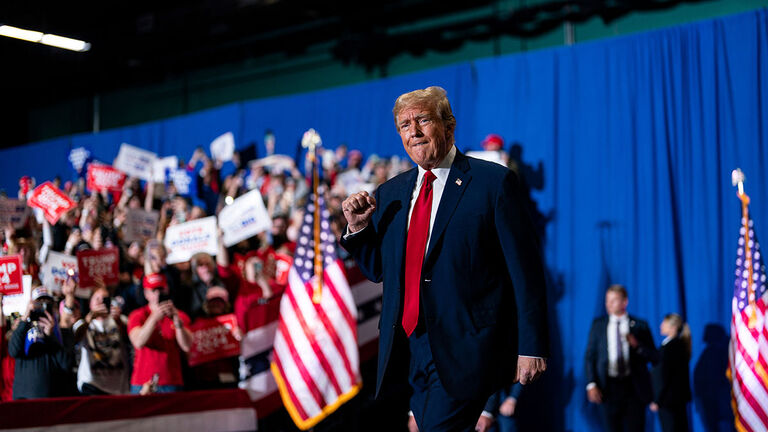Donald Trump Holds Get Out The Vote Rally