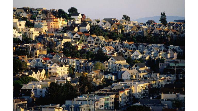 Houses viewed from Mount Davidson, San Francisco, United States of America