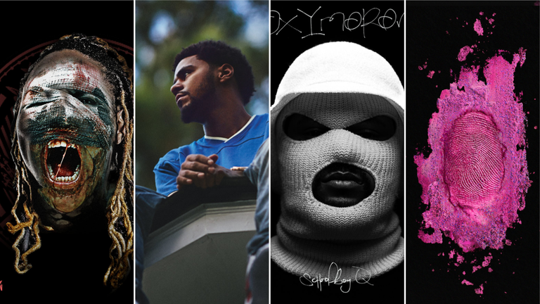 Monster, 2014 Forest Hills Drive, Oxymoron & The Pinkprint