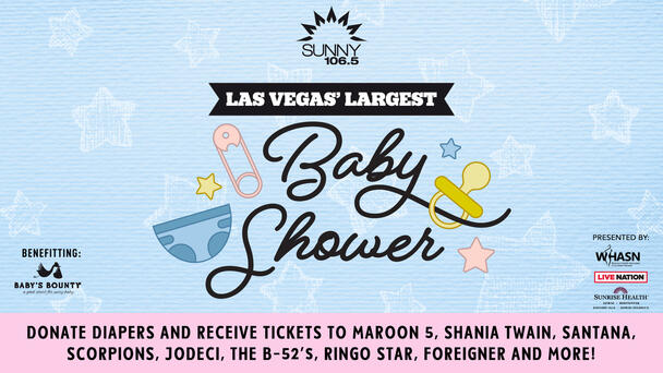 Want concert tickets? We want diapers!  To benefit Baby's Bounty.
