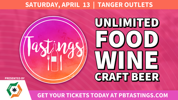 Make Plans To Join Us For Our Tastings Event At Tanger Outlets!