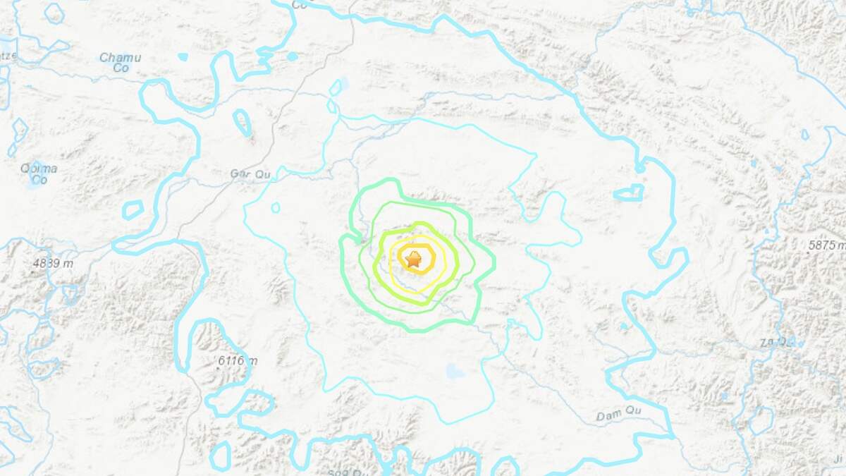 A magnitude 5.6 earthquake was reported  WFLA Radio News