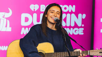 Lily Fitts Stops By 101.7 The Bull's Boston Dunkin' Music Lounge 