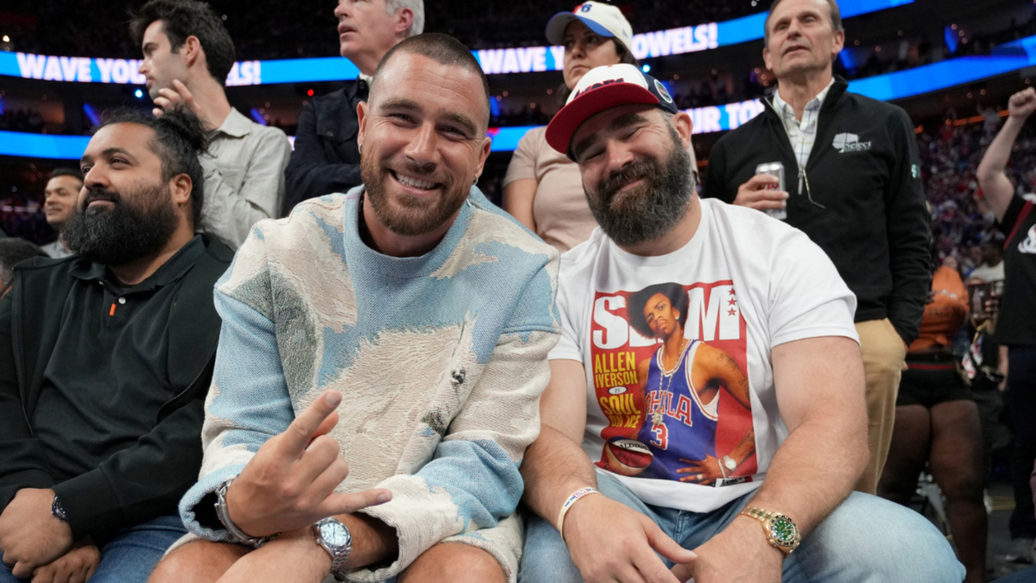 Travis & Jason Kelce Thank Swifties For Voting Them 'Podcast of the Year' |  iHeart