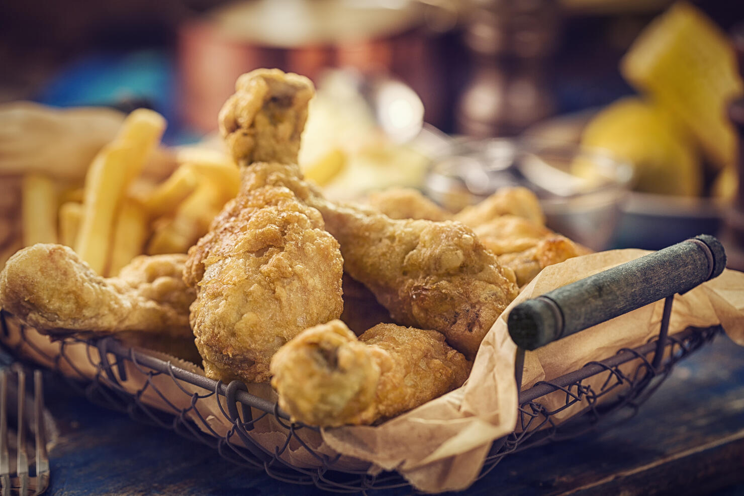 Homemade Golden Fried Chicken