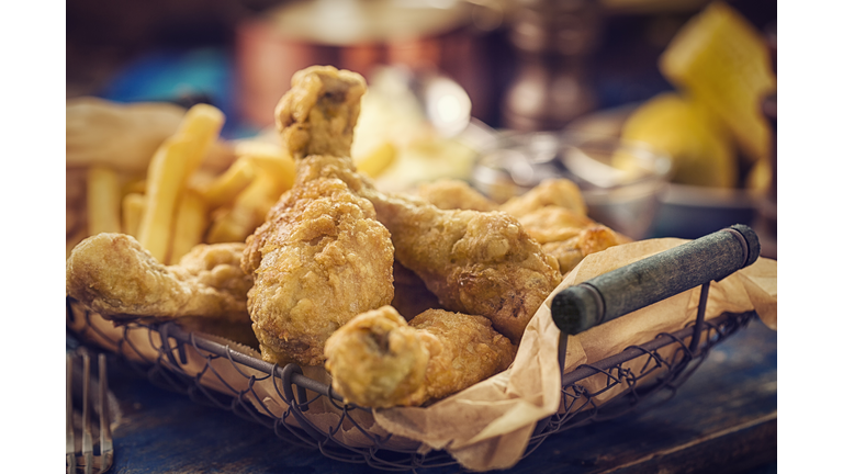 Homemade Golden Fried Chicken