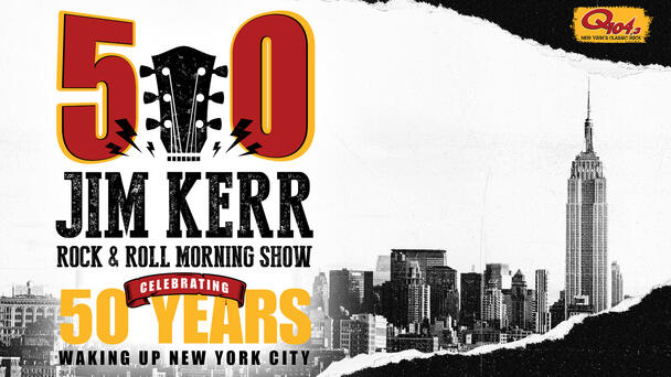 Q104.3 Honors Jim Kerr For Waking Up New York City For 50 Years