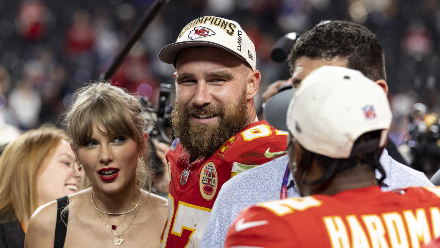 WATCH: Travis Kelce Sings Taylor Swift Song On 'New Heights