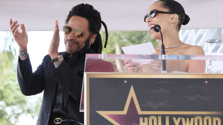 Lenny Kravitz Honored With Star On The Hollywood Walk Of Fame