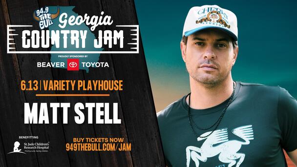 Tickets are on sale now to see Matt Stell at Georgia Country Jam on 6.13!