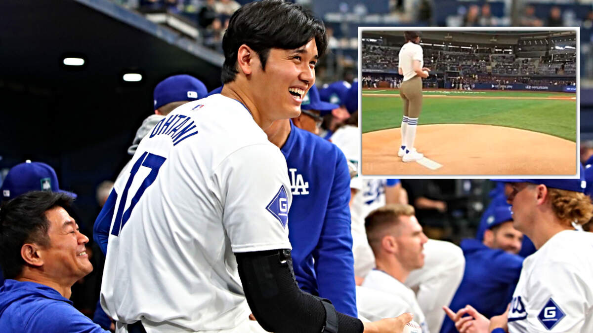 Viral Video Shows Dodgers Awestruck By This Actress During First Pitch