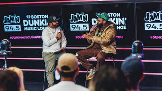 Joyner Lucas Drops by JAM'N 94.5's Boston Dunkin' Music Lounge