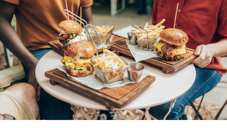 Friends and fast food