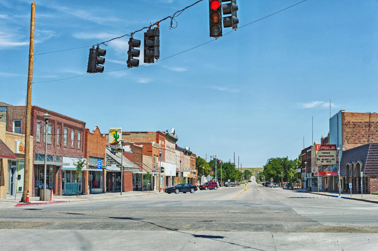 Chadron Nebraska Main Street views