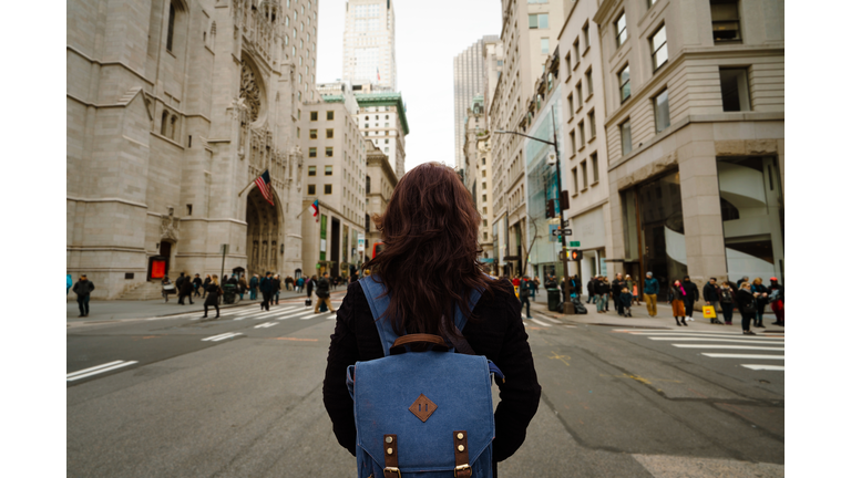 Woman on street