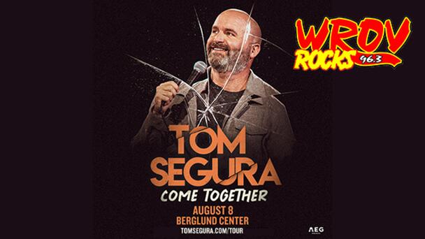 Win Tickets to Comedian TOM SEGURA at Berglund Center From 96.3 ROV!