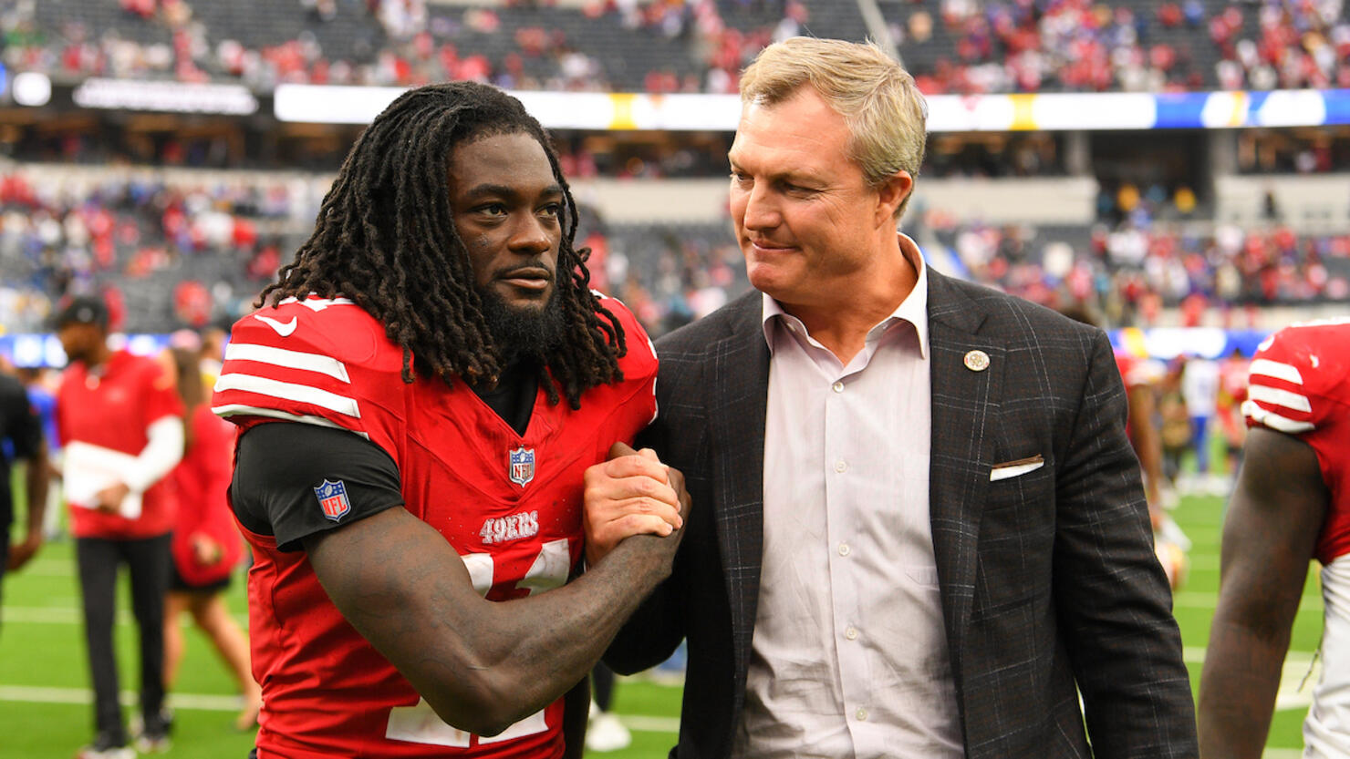 49ers GM John Lynch Breaks Silence On Brandon Aiyuk Trade Speculation