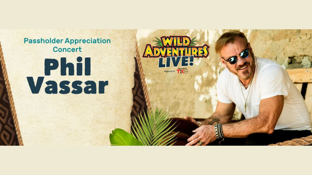 Phil Vassar at Wild Adventures Theme Park