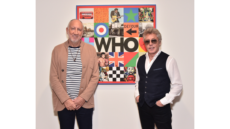 Pete Townshend and Roger Daltrey Of The Who Reveal Sir Peter Blake Designed New Album Cover At PACE Gallery Opening